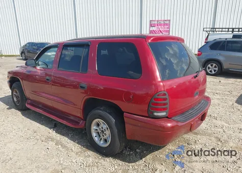 2000 Dodge Durango из США, поврежденный, VIN 1B4HR28Y2YF156075